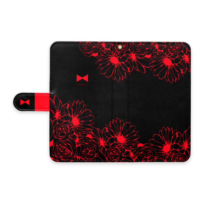 手帳型Androidケース - L - ストラップ穴 あり
