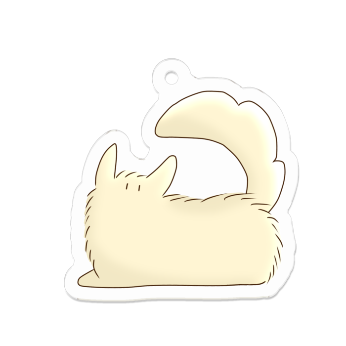 アクリルキーホルダー（コーティング） - 50 x 50 (mm)