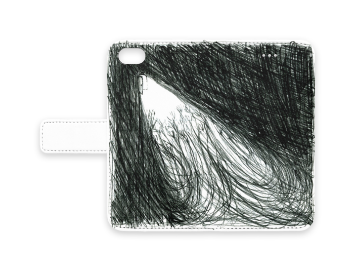 手帳型iPhoneケース - iPhone7 - ストラップ穴 なし
