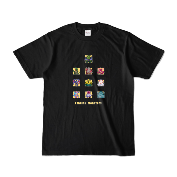 カラーTシャツ - S - ブラック (濃色)【yellow】