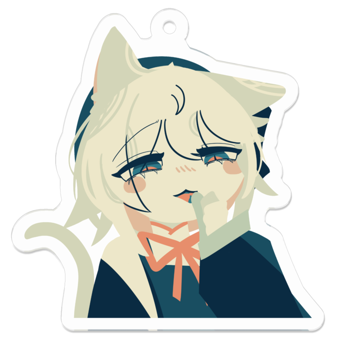 アクリルキーホルダー - 50 x 50 (mm)