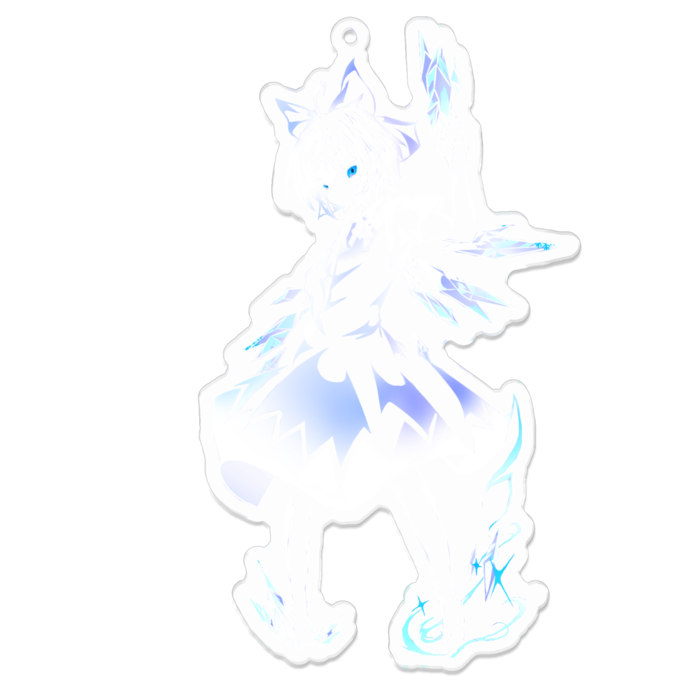 アクリルキーホルダー - 100 x 100 (mm)