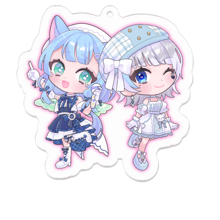 アクリルキーホルダー - 70 x 70 (mm)