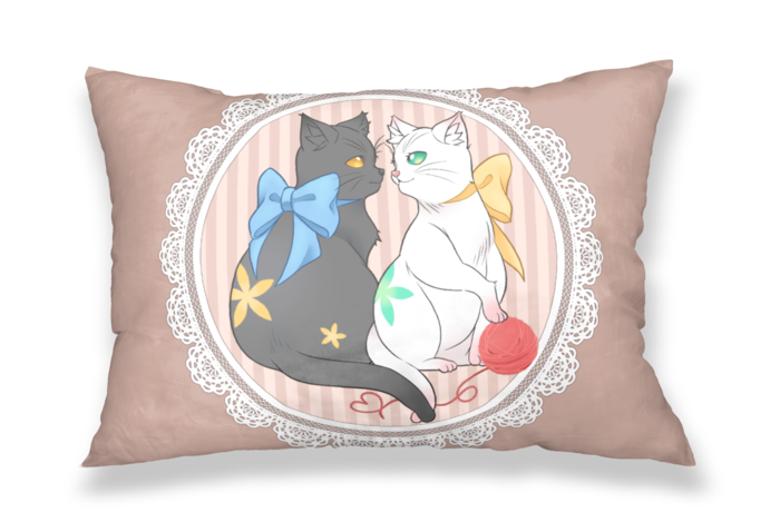 枕カバー - 43x63cm - 両面