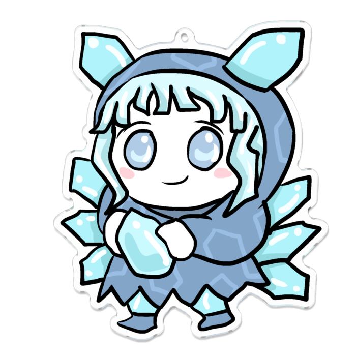 アクリルキーホルダー - 100 x 100 (mm)