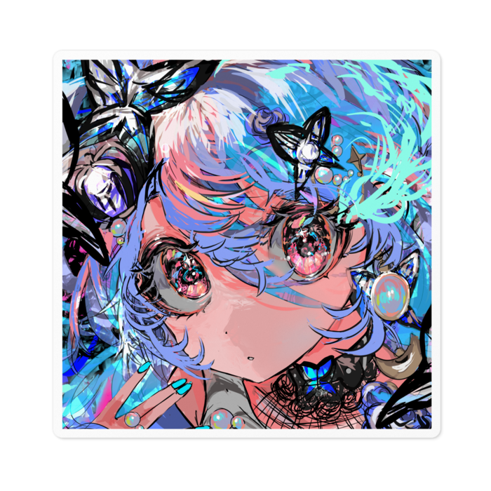 ステッカー - 100 x 100 (mm)