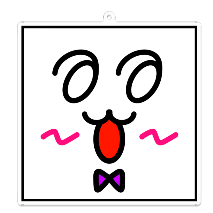 アクリルキーホルダー - 100 x 100 (mm)