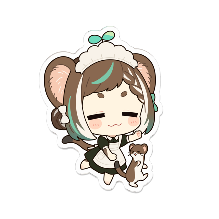 アクリルバッジ - 70 x 70 (mm)