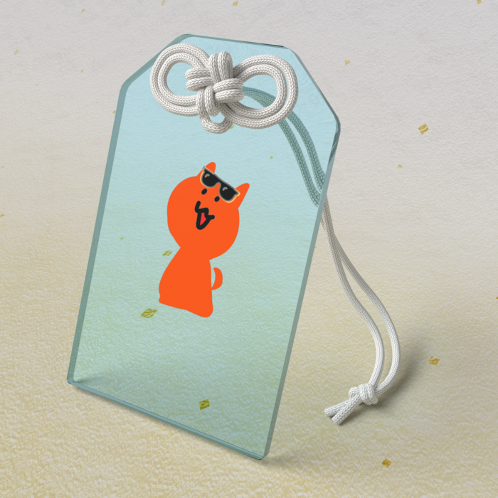 アクリルお守り - 50 × 80mm(1)