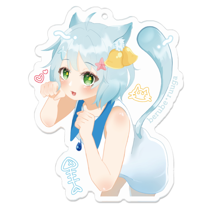 アクリルキーホルダー - 70 x 70 (mm)