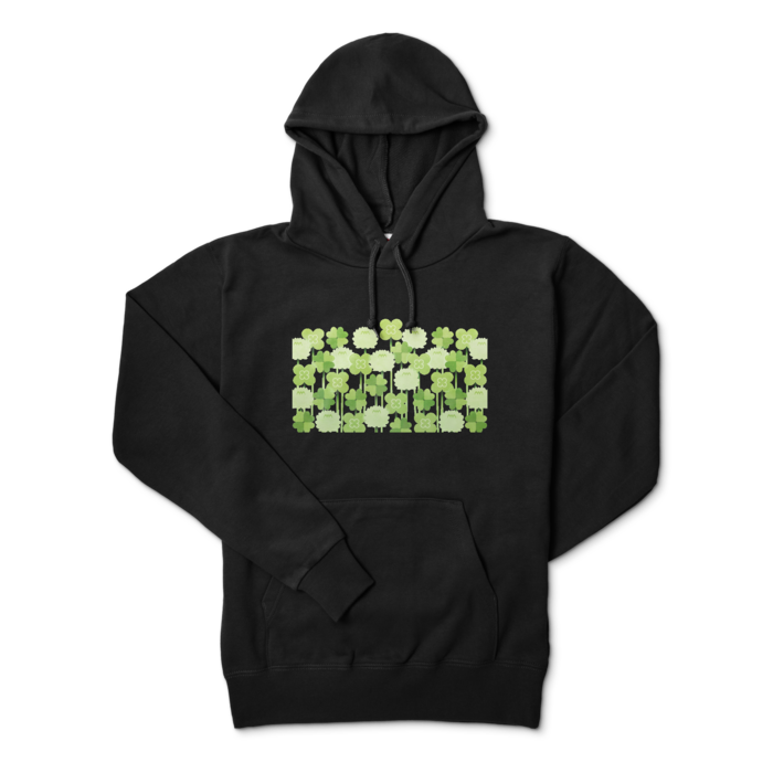 プルパーカー　黒色　M