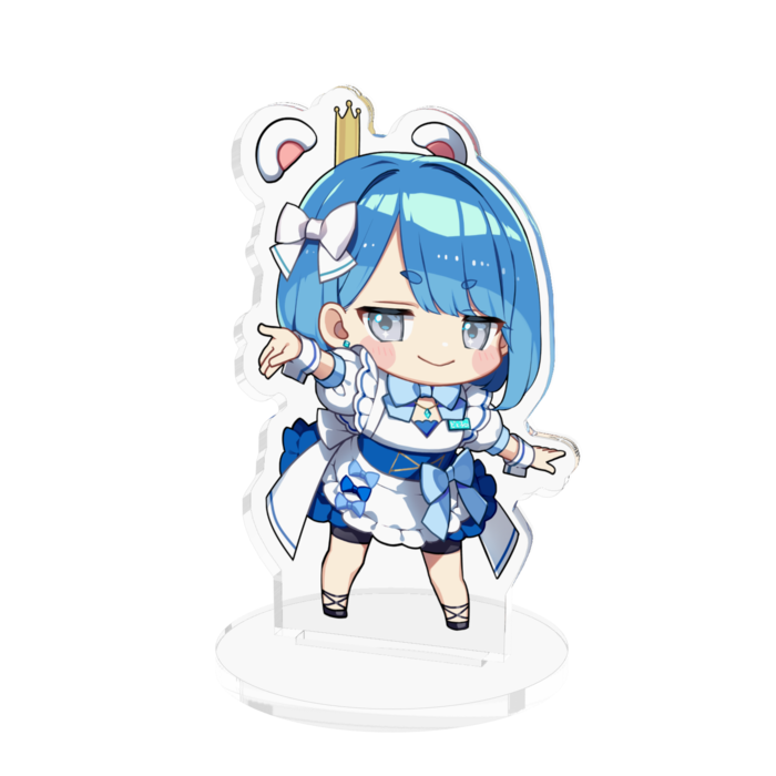 まさるドット子　アクリルフィギュア - 70x70mm