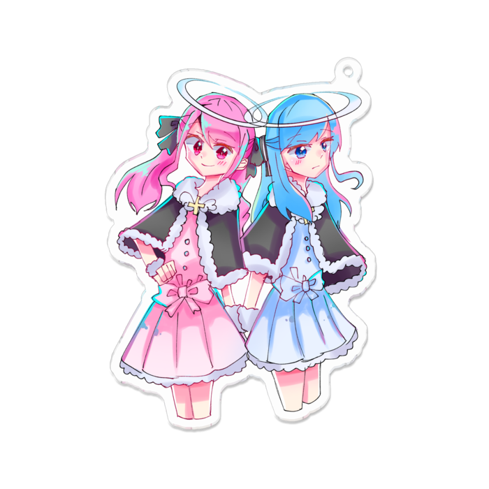 アクリルキーホルダー - 100 x 100 (mm)