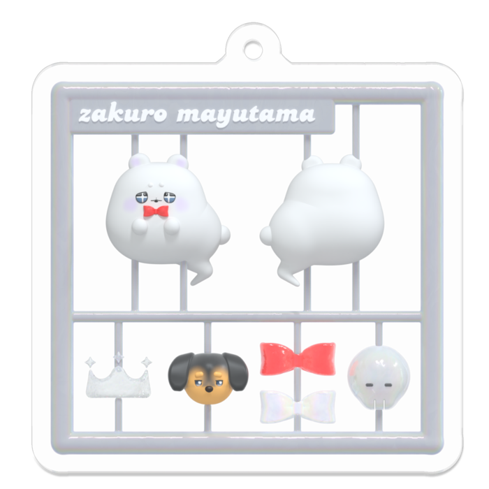 アクリルキーホルダー - 50 x 50 (mm)