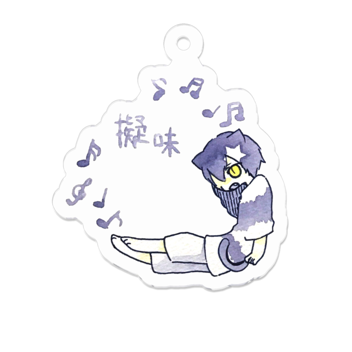 アクリルキーホルダー - 50 x 50 (mm)