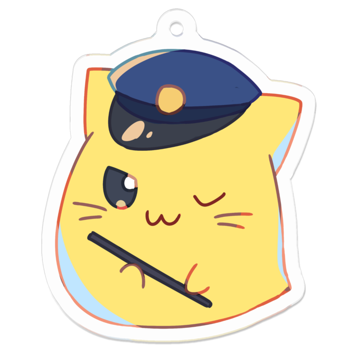 アクリルキーホルダー - 50 x 50 (mm)