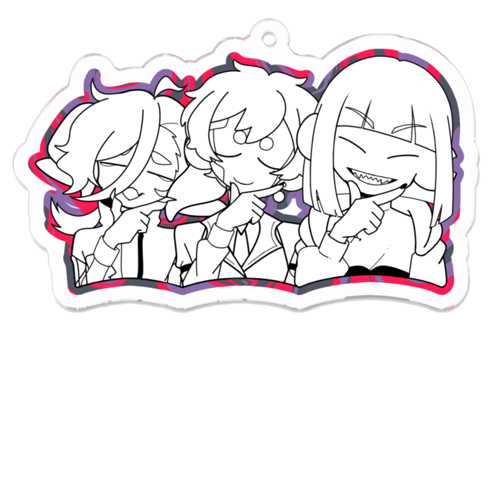 アクリルキーホルダー - 70 x 70 (mm)