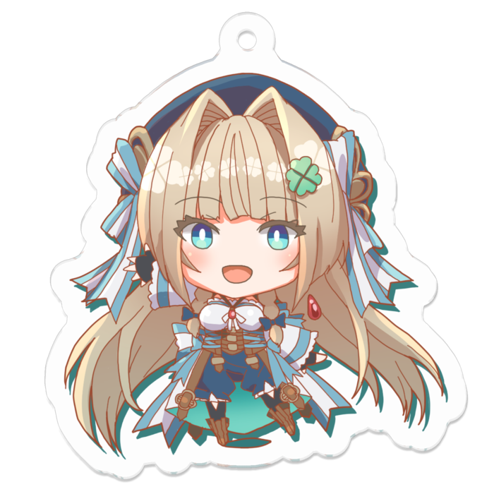 アクリルキーホルダー - 50 x 50 (mm)絵柄B