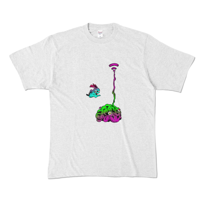 カラーTシャツ - XL - アッシュ (淡色)(3)