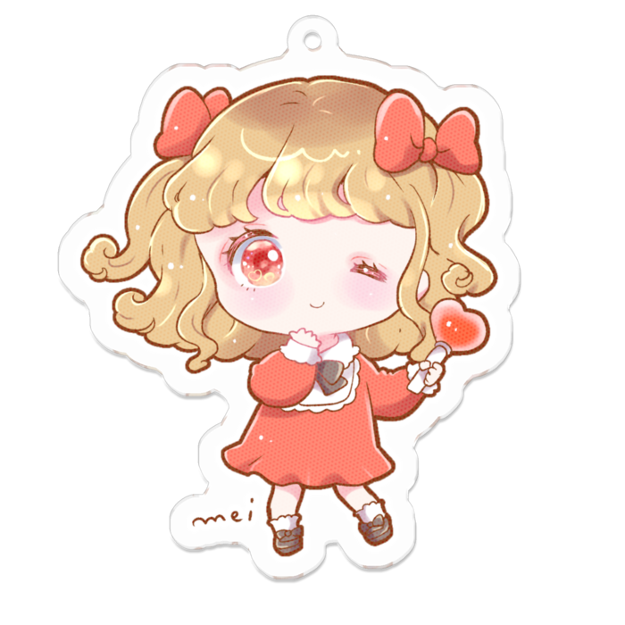 アクリルキーホルダー - 70 x 70 (mm)