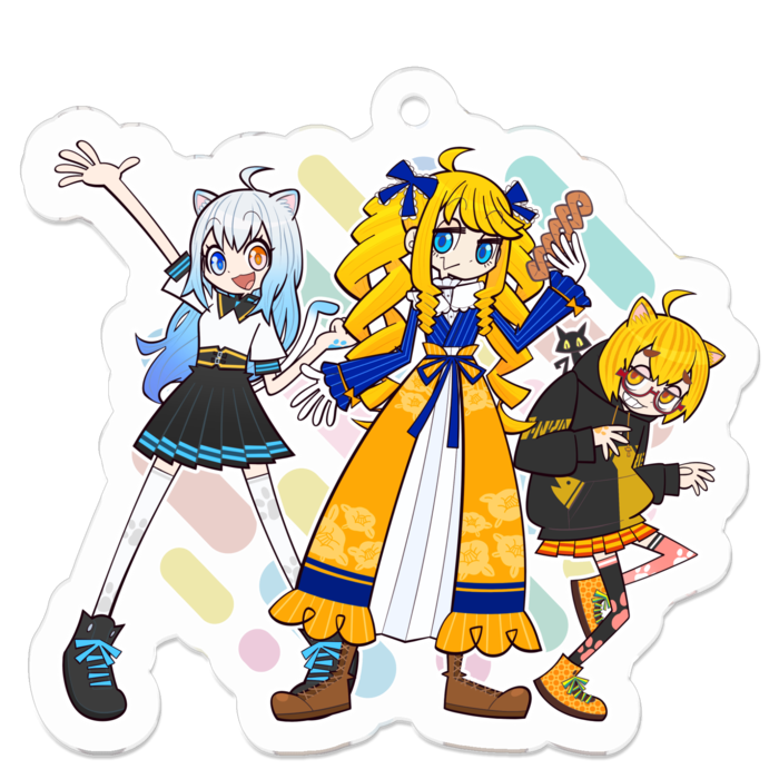 アクリルキーホルダー - 50 x 50 (mm)