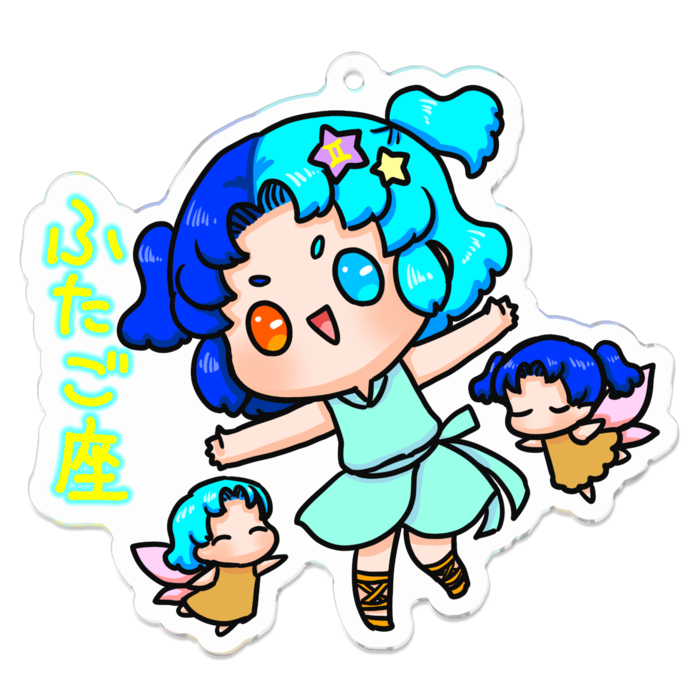 アクリルキーホルダー - 70 x 70 (mm)