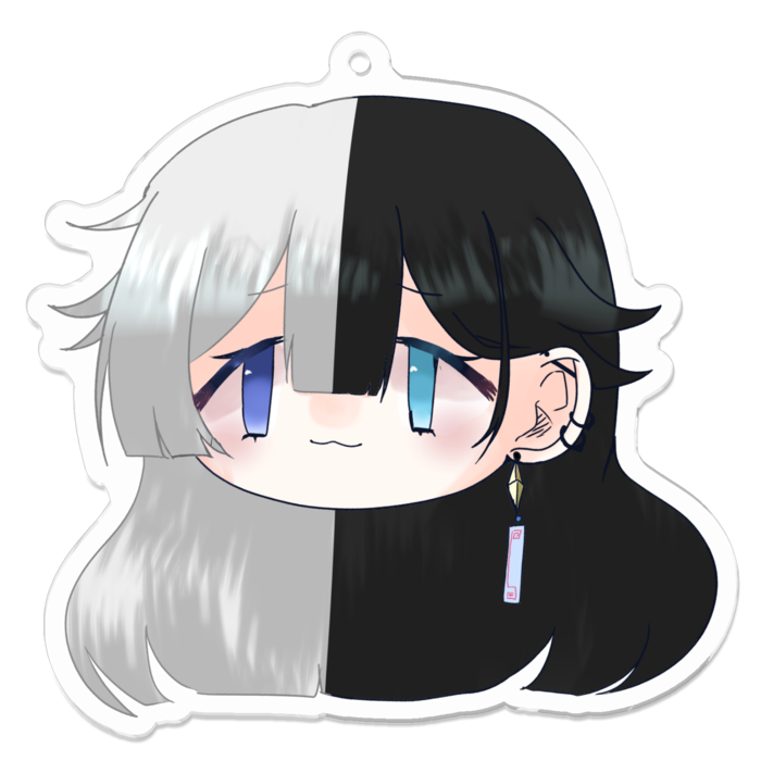 アクリルキーホルダー - 70 x 70 (mm)