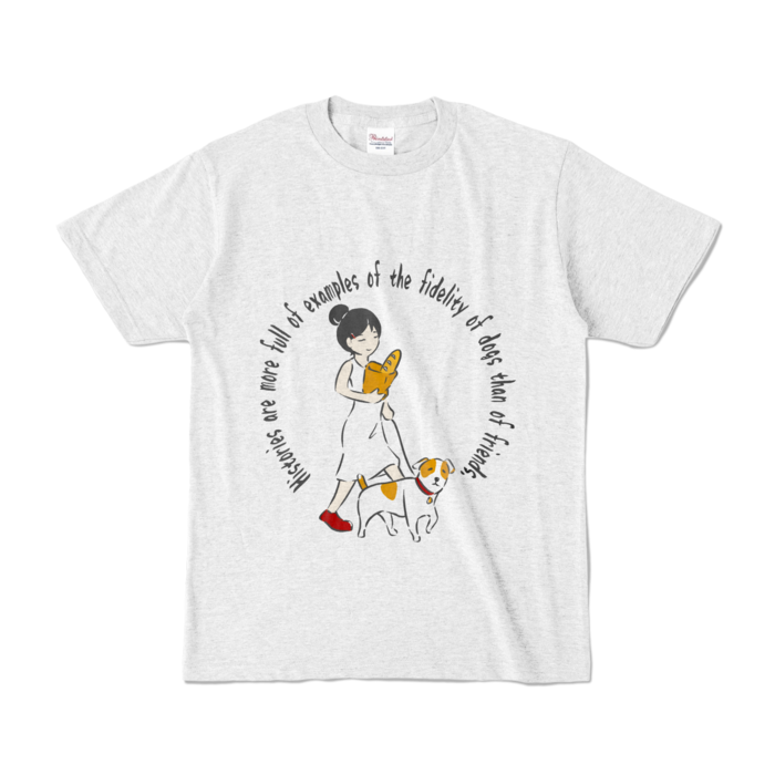 カラーTシャツ - S - アッシュ (淡色)