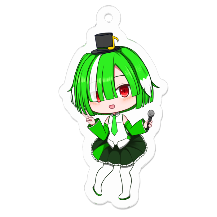 アクリルキーホルダー - 50 x 50 (mm)