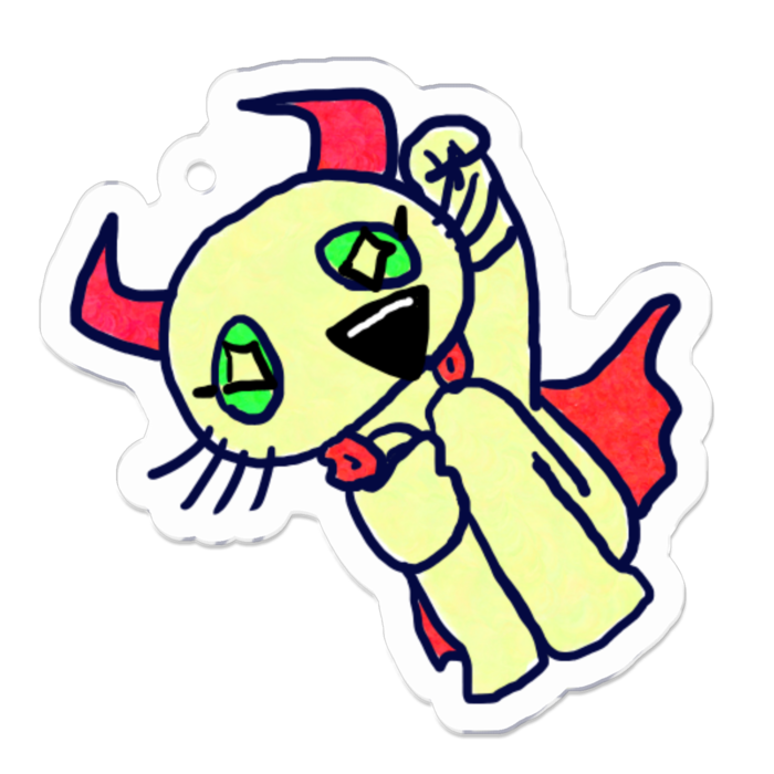 アクリルキーホルダー（コーティング） - 50 x 50 (mm)