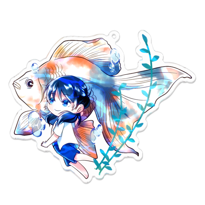 アクリルキーホルダー - 100 x 100 (mm)