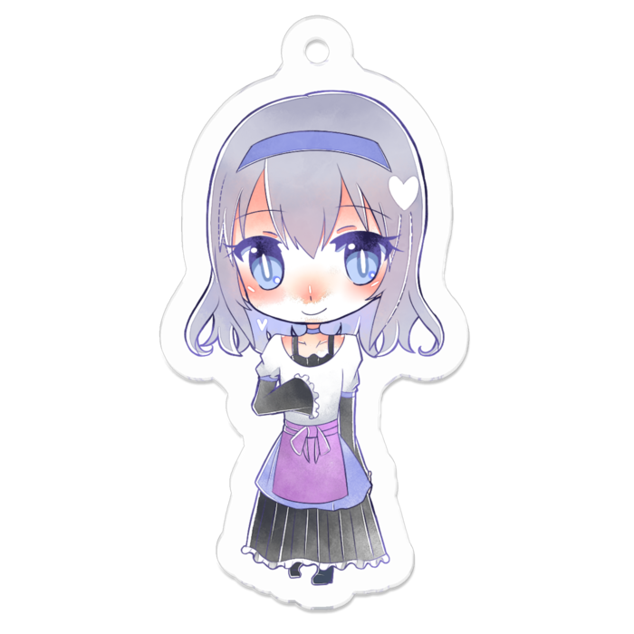 アクリルキーホルダー - 50 x 50 (mm)