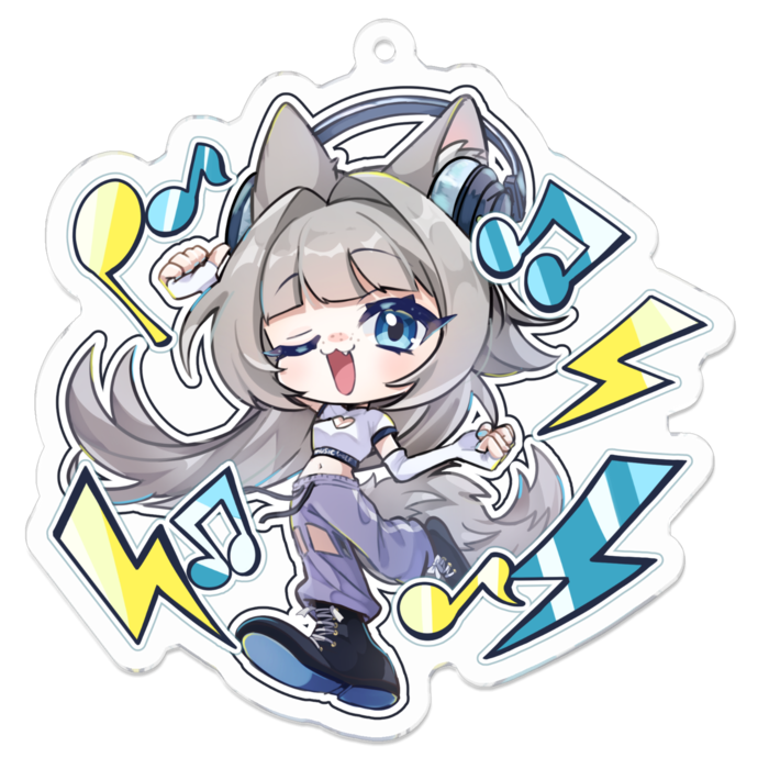 アクリルキーホルダー - 70 x 70 (mm)