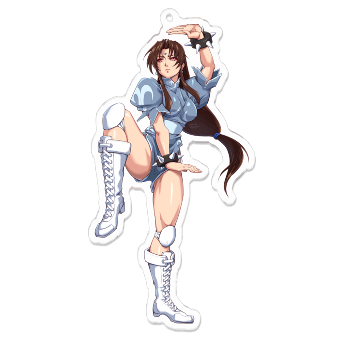 アクリルキーホルダー - 100 x 100 (mm)