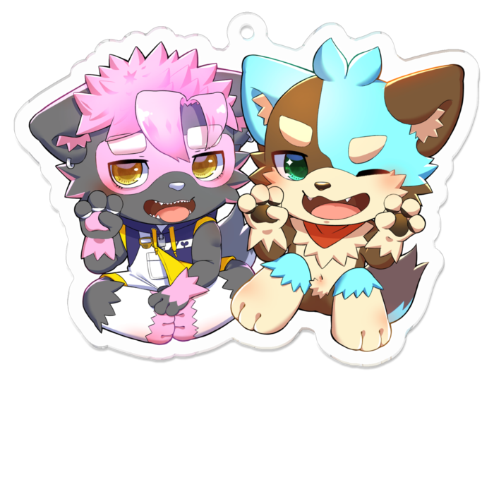 アクリルキーホルダー - 70 x 70 (mm)