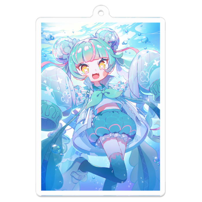 アクリルキーホルダー - 70 x 70 (mm)