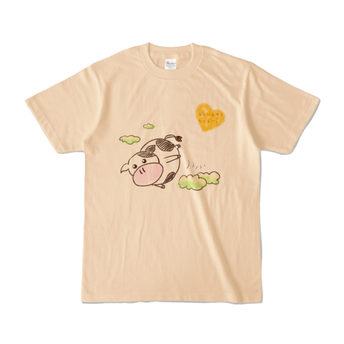 カラーTシャツ - S - ナチュラル (淡色)