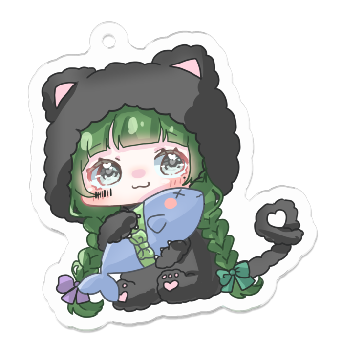 アクリルキーホルダー - 50 x 50 (mm)