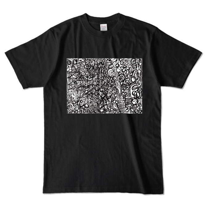 カラーTシャツ - L - ブラック (濃色)