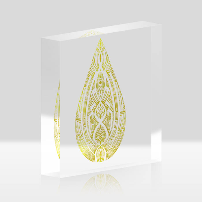 アクリルブロック - 100x100mm