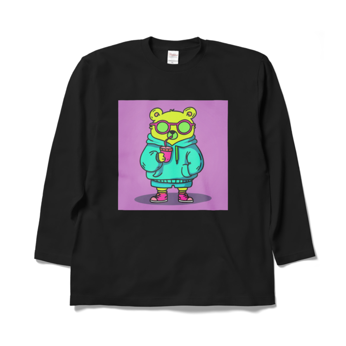 ロングスリーブTシャツ - XL - ブラック