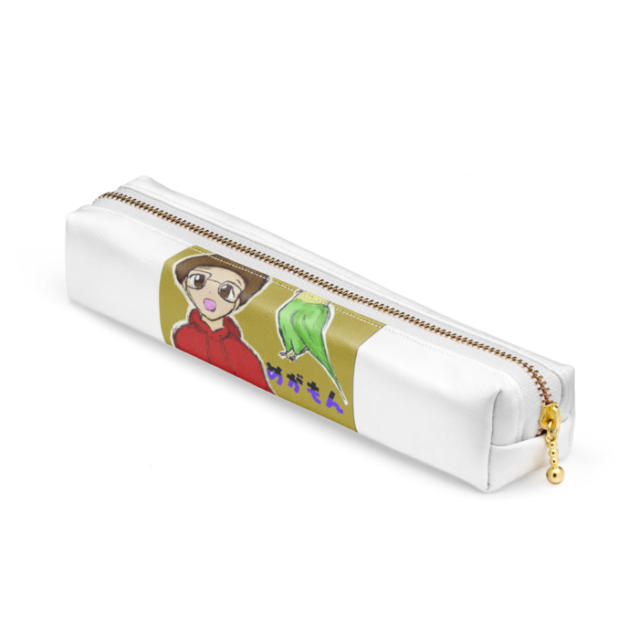 ペンケース - 20 x 4 x 4cm - ホワイト