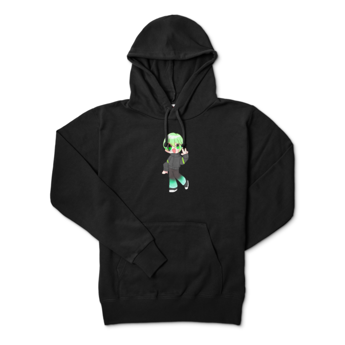 ハピネスパーカー - M - ブラック