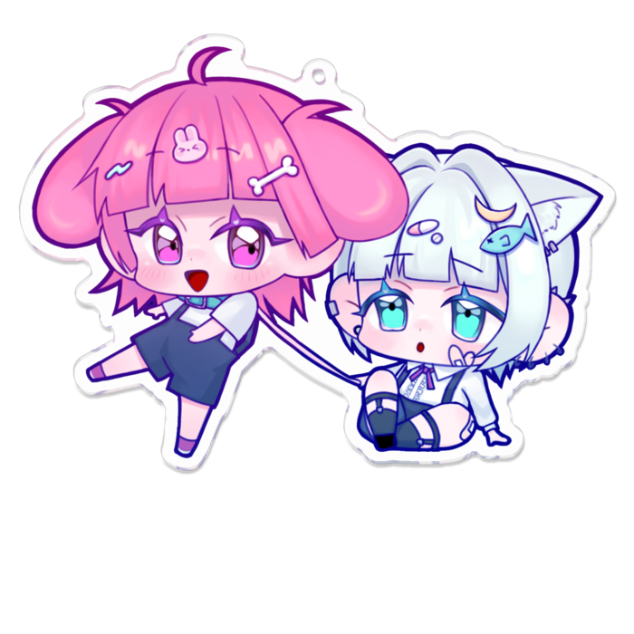 アクリルキーホルダー - 100 x 100 (mm)