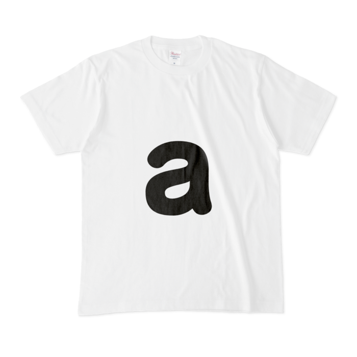 「a」（小文字）Tシャツ - M - 白