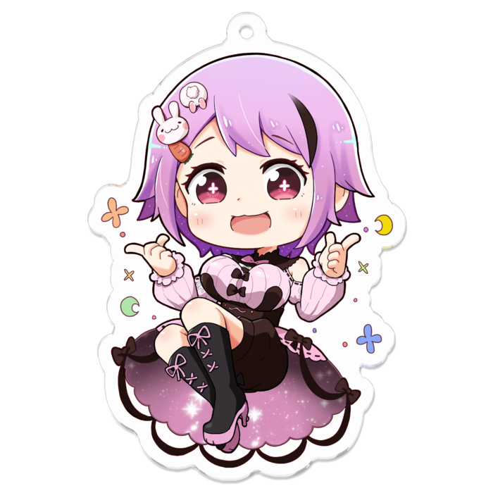 アクリルキーホルダー - 70 x 70 (mm)