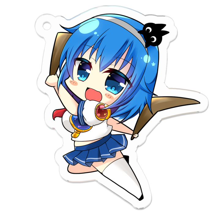 アクリルキーホルダー - 50 x 50 (mm)