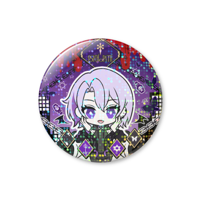 【ぺ】🔯星鍵えむけいホログラム缶バッジ