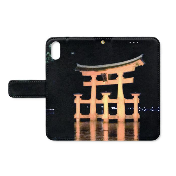 手帳型iPhoneケース - iPhone X - ストラップ穴 あり