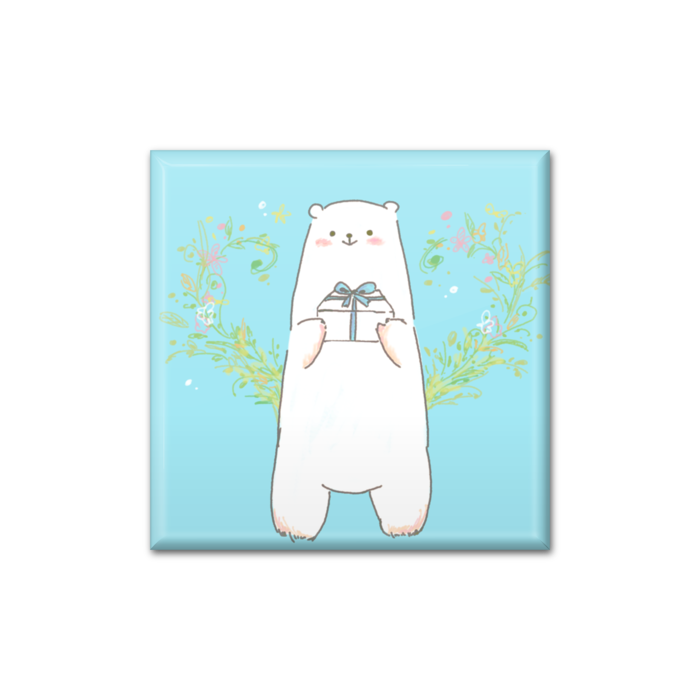 缶バッジ - 四角形40mm